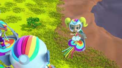 I know. I was telling them about food, - Rainbow Rangers