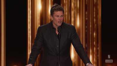 I know Kim was terrified
to be here tonight. - The Roast of Tom Brady