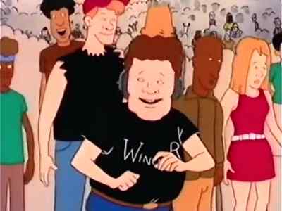 I know.
Let's start a wave. - Beavis and Butt-head
