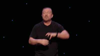 I know Liam. I've worked with him.
He's a lovely man. Definitely not racist. - Ricky Gervais: SuperNature
