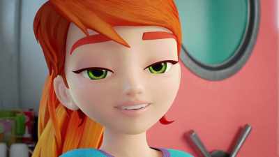 I know it might look like
Dr. Alvah's helping Carter, - LEGO Friends: Girls on a Mission