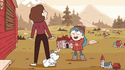 I know this might seem weird,
but I'm holding a castle, - Hilda