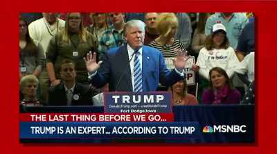 I know more about ISIS than
the generals do, believe me. - #UNFIT: The Psychology of Donald Trump