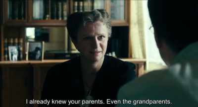 I know your parents.
and your grandparents.
. - Never Look Away