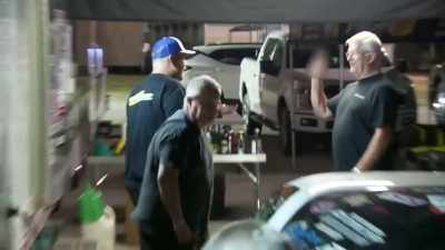 I know, right?
[mimics shaking] - Street Outlaws No Prep Kings Team Attack