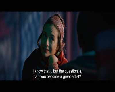 I know that... but the question is,
can you become a great artist? - Yuli