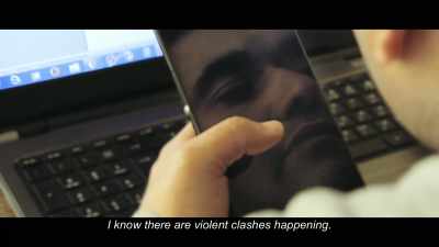 I know there are violent clashes
happening. - City of Ghosts