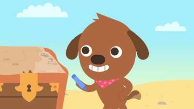 I know. Umi could bury it on the island. - Sago Mini Friends