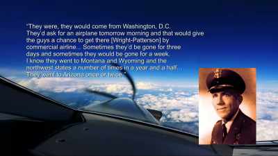 "I know they went to
Montana and Wyoming - Project Blue Book Exposed