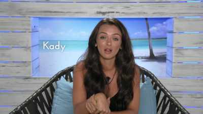 I know what it's like
walking in,
so intimidating - Love Island