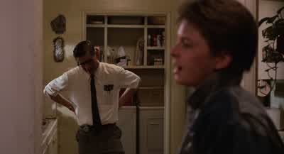 I know what you're going to say Sonand you're right You're rightButBiff just happens to be my supervisorand I'mafraid I'm just not very good at confrontationsBut the car DadI mean he wrecked it He totaled itI needed that car tomorrow night DadDo you have - Back to the Future