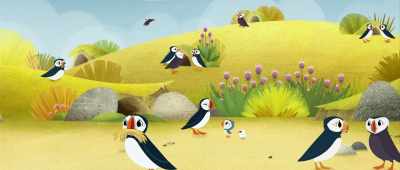 I know you will, Oona. Come on! - Puffin Rock and the New Friends