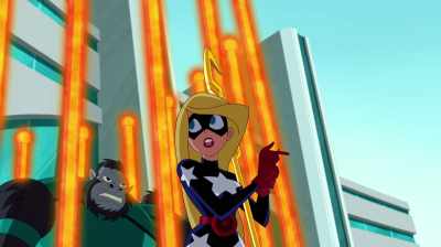 I learned all about the atomic
guy with two personalities, - Justice League Action