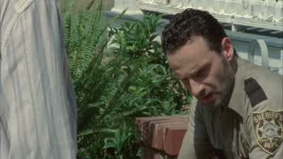 I lied to him this morning. - The Walking Dead