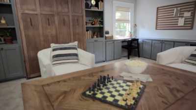 I like
all the built-ins - Fixer Upper: Behind the Design