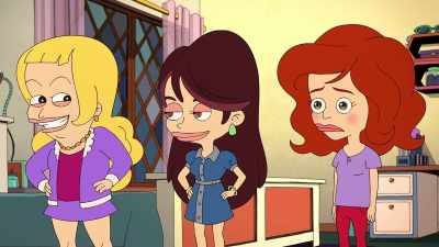 -I like grabbing on to 'em.
-That's good, 'cause nobody else will. - Big Mouth
