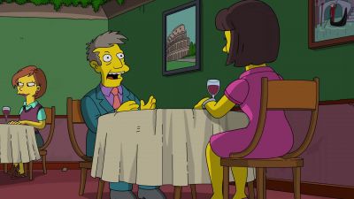 I like your hair. Finger-combed? - The Simpsons