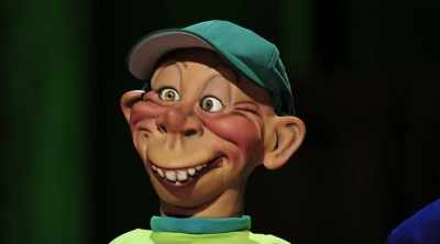 I like that. "Here come them Dunham boys.
Conjoined, conjoined, conjoined." - Jeff Dunham: Relative Disaster