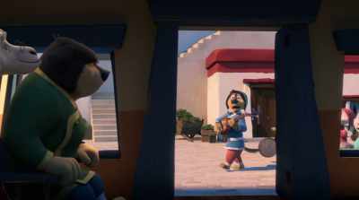 # I like the bear barking up on top # - Rock Dog