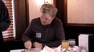 I like the idea of pesto - Kitchen Nightmares
