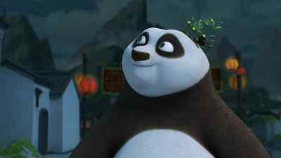 I like the jaunty angle!
[both laugh] - Kung Fu Panda: Legends of Awesomeness