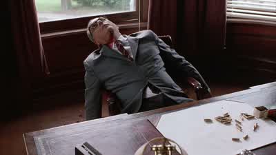I like to think the last thing that went through his headother than that bulletwas to wonder how the hell Andy Dufresne ever got the best of him - The Shawshank Redemption