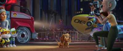 I was like, "Turn left, turn
right, turn left, turn right..." - PAW Patrol: The Movie