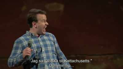 I was like,
"We're going to Catsachusetts." - Mike Birbiglia: Thank God for Jokes