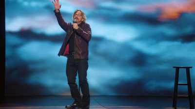 I live across the street.
How are you doing, man?" - Marc Maron: From Bleak to Dark