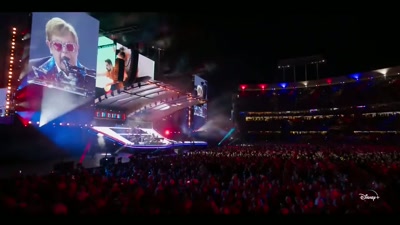 ♪ I live and breathe
this Philadelphia freedom, yeah ♪ - Elton John Live: Farewell from Dodger Stadium
