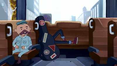 I live in the graveyard,
uh, next to the graveyard. - Adventure Time: Fionna & Cake