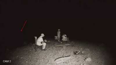 I look, 'cause I'm like
"Oh, that's the camp," - Jack Osbourne's Night of Terror: UFOs