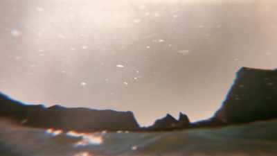I looked behind me towards the Island. - The Volcano: Rescue from Whakaari