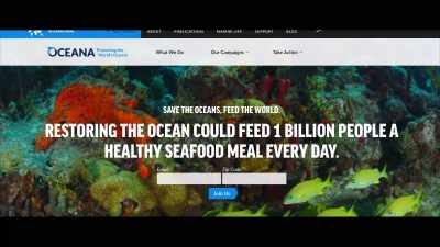 I looked on Oceana's website. - Seaspiracy