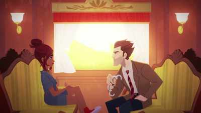 I lost you on a train once before.
Never again. - Carmen Sandiego