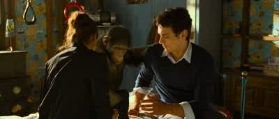 I love chimpanzeesI'm also afraid of themAnd it's appropriate to be afraid of them - Rise of the Planet of the Apes
