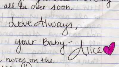 I love you forever, Alice. - Alice is Still Dead