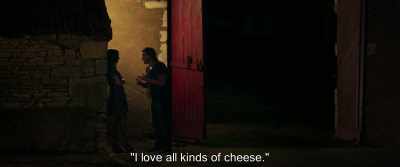 -"I love..."
-"Green beans." - Back to Burgundy