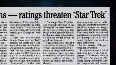 I love him when I call him - The Center Seat: 55 Years of Star Trek