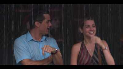 -I love this rain.
-It rains every day at the same time? - Sergio
