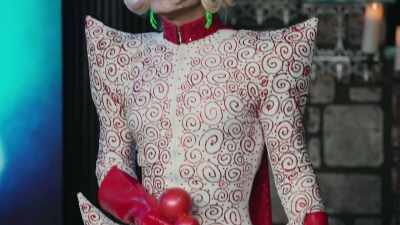 I love the spiky hips
and matching shoulders. - The Boulet Brothers' Dragula: Titans