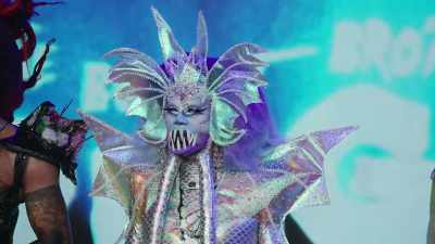 - I love this
iridescent-like fabric. - The Boulet Brothers' Dragula: Titans