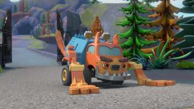 I love watching it chomp down on stuff. - Mighty Monsterwheelies