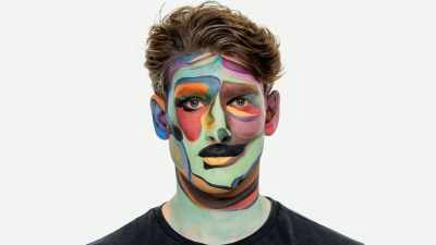 I loved seeing you use watercolor, - Glow Up: Britain's Next Make-Up Star