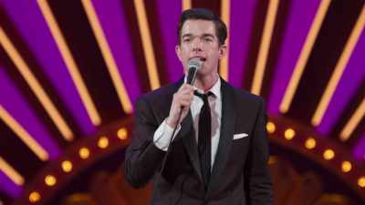 I lower myself, I go,
"Hi. Knock, knock." - John Mulaney: Kid Gorgeous at Radio City