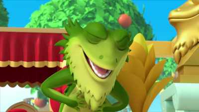 I, Madame,
am no ordinary lizard. - The Chicken Squad