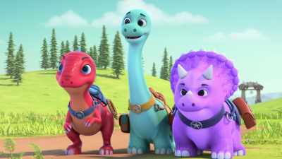 I made it extra loud
so it could call our dinosaurs - Dino Ranch