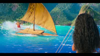 I made it past the reef! - Moana 2