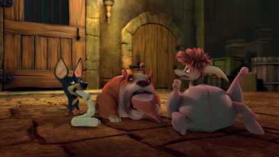 I made up a dog skating on turkeys? - The Swan Princess: A Fairytale Is Born