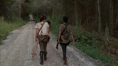 Maggie:
Oh, shit. - The Walking Dead